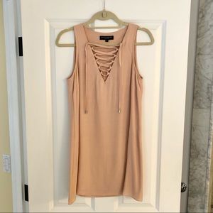 Lace up Blush Dress by Central Park West